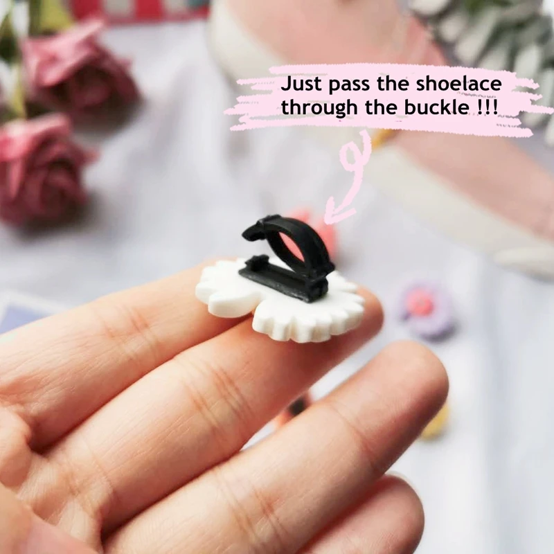 1pcs DIY Flowers Shoe Buckle Girls And Children's DIY Shoes Accessories Trend Creative Shoelaces Decorative Shoes Accessories
