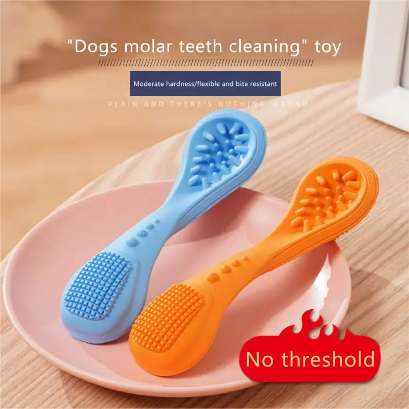 Pet Dog Chew Toys Rubber Bones Teeth Cleaning Toy Doggy Puppy Aggressive Chewers Dental Care Playing Supplies | Дом и сад