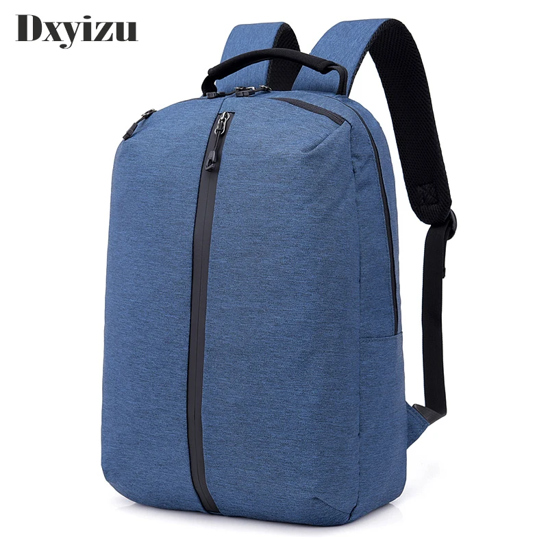 

Water Repellent Nylon Anti Theft 22l Men 15.6 Inch Laptop Backpack Usb Recharging Travel Male Mochila Solid Schoolbag For Boy