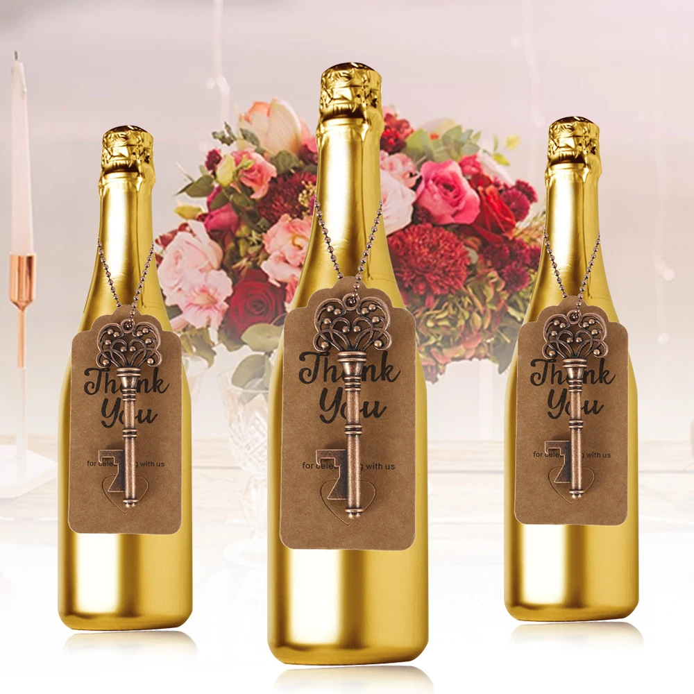 Металлический ключ открывалка для пивных бутылок кольцо вина брелок свадебные