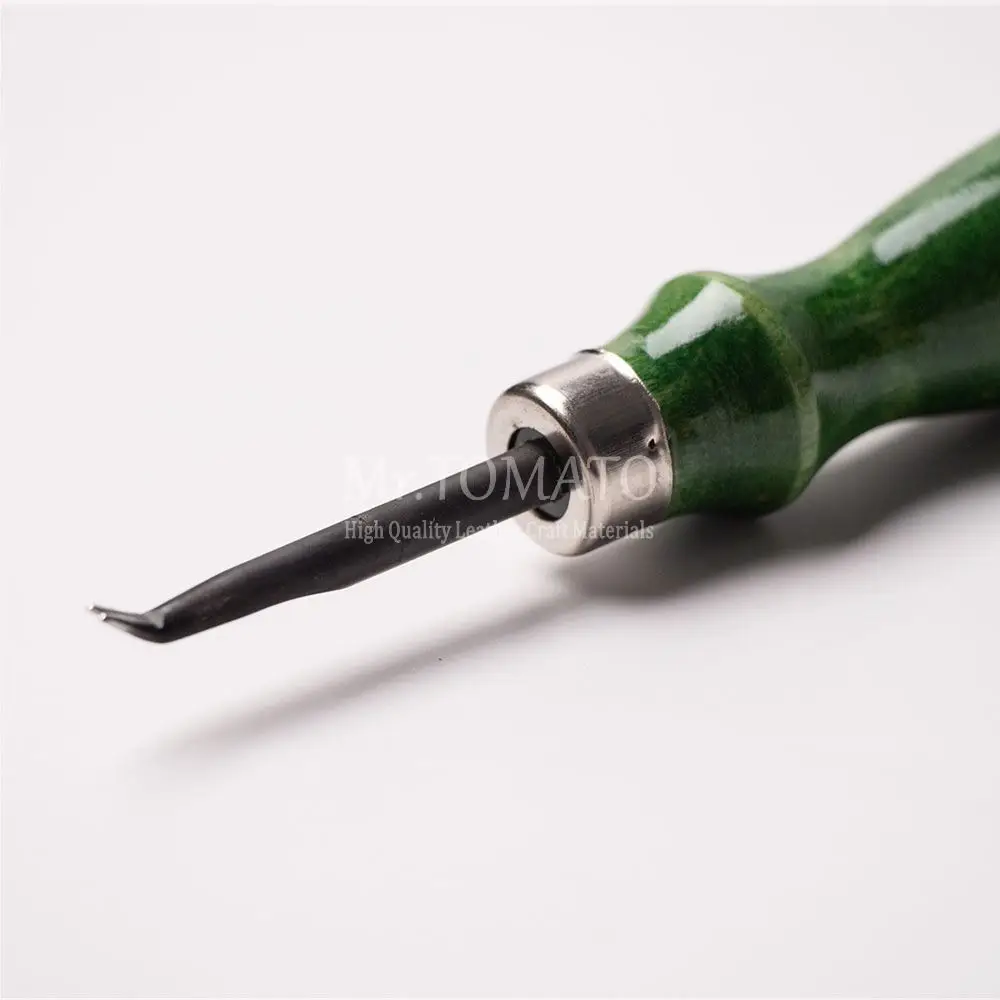 Высококачественный инструмент для кожевенного ремесла 0 6/0 8/1/1.2/1 мм деревянная