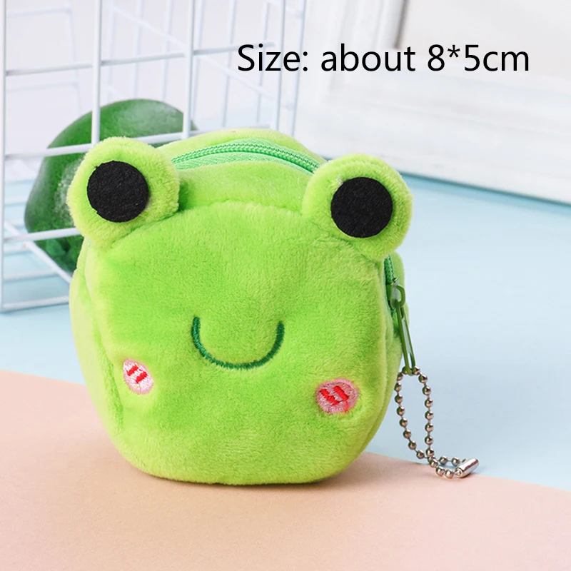 

Children Portable Cute Plush Coin Purse Panda Frog Animal Small Coin Purse Zipper Money Wallet Kids Birthday Gifts