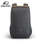 Рюкзак мужской Kingsons для ноутбука 15,6 дюйма, с USB-портом для зарядки, с защитой от кражи, дорожная сумочка