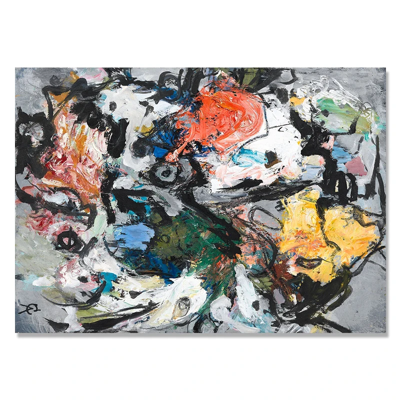 

Modern Abstract canvas printing Family decorative canvas Coloured oil painting living room posters Popular printed matter