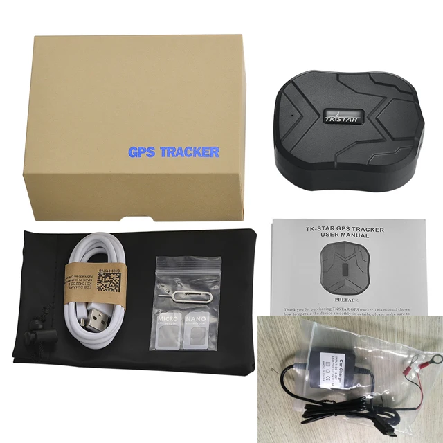 add car charger Gps трекер Автомобильный gps локатор трекер TKSTAR TK905B 150 дней Магниты Водонепроницаемый в реальном времени устройство слежения автомобиля бесплатное приложение трек - Цвет: add car charger