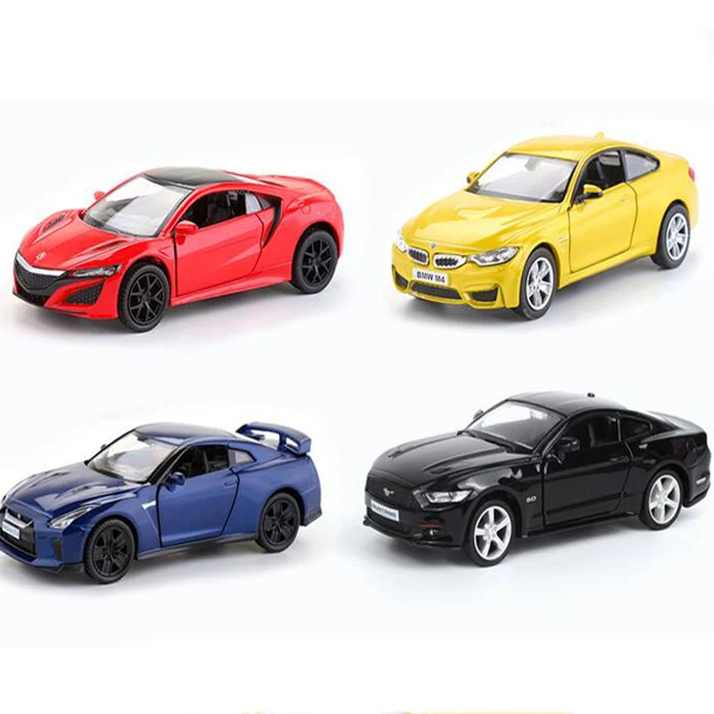 

Alloy Mini Toy Car Pull Back Forward Racing Car Door Can Open 1:36 Double Door Car Model Decoration Children's Toy Gift