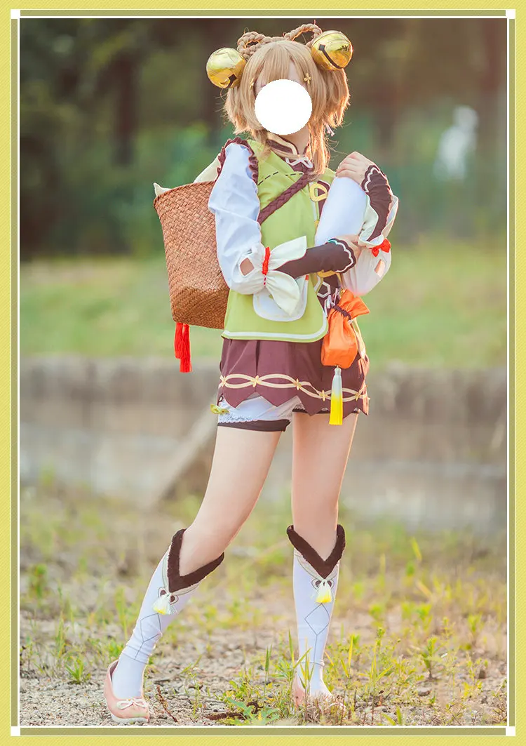 

Игра Genshin Impact Yaoyao yao Косплей Костюм Хэллоуин