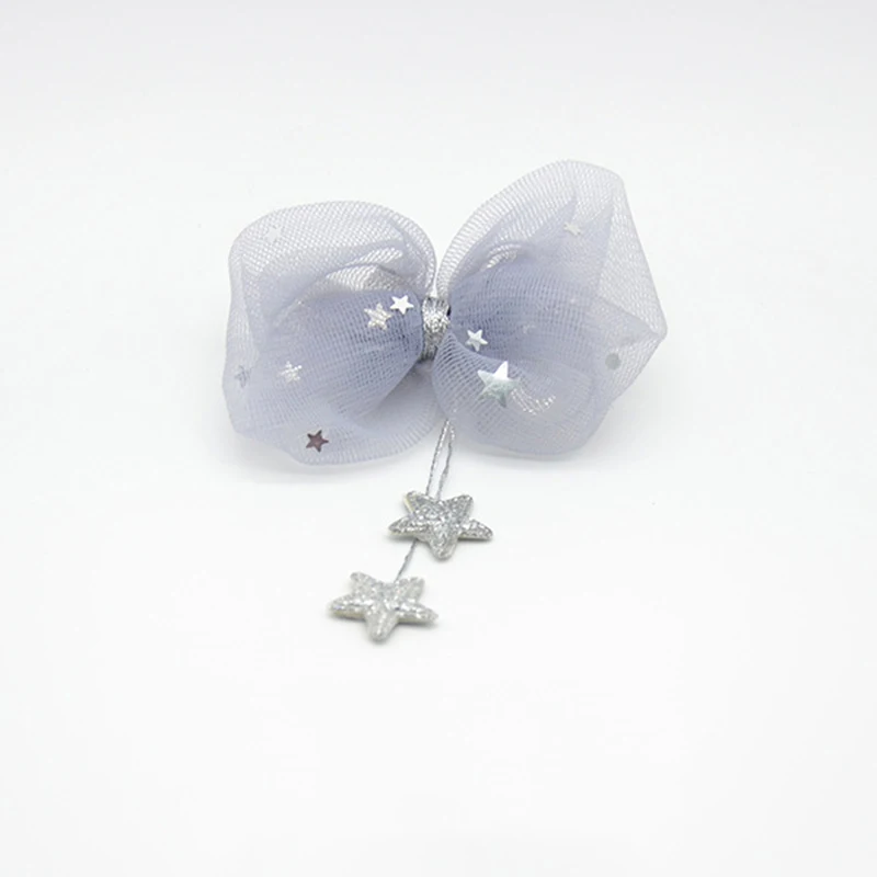 

1Pcs Children Star Plastic Yarn Hairpin Hair Clip Female Hair Accessories Barrette Women Girls Side Clip Hairpins Clip Headdress