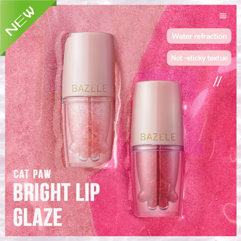 

2021 New Cute Cat's Claw Makeup Lipstick Lip Gloss Not Easy To Fade Matte Pearlescent Moisturizing Lip Glaze