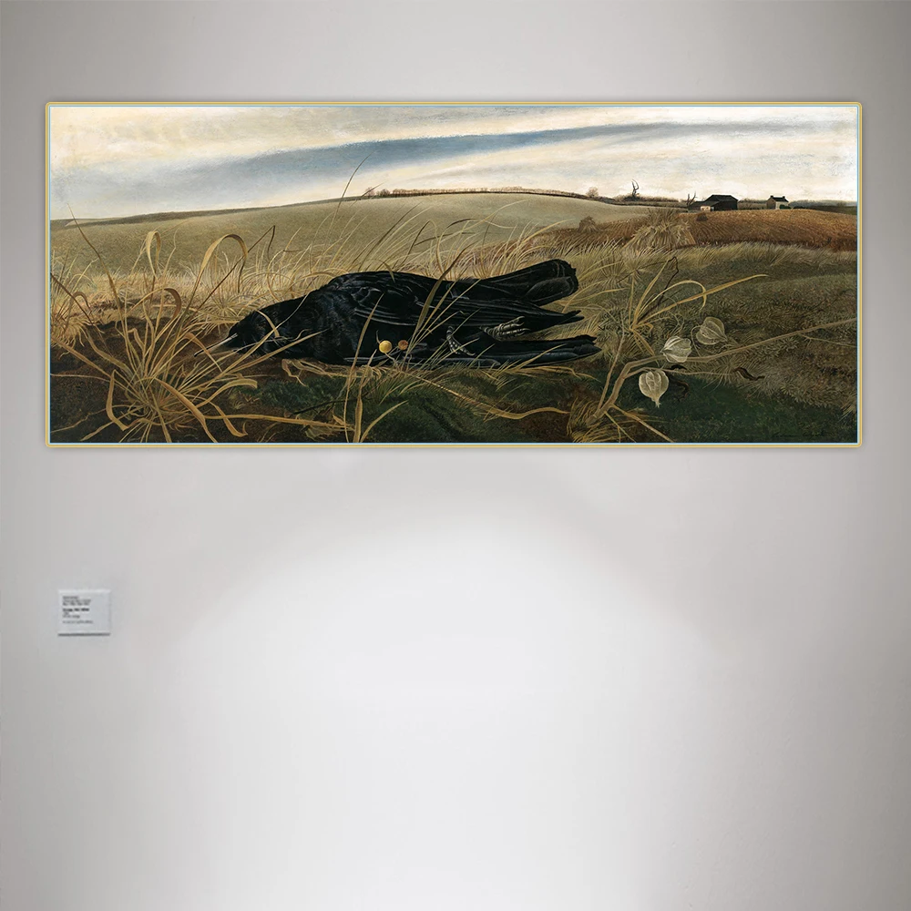 Citon Andrew Wyeth Winter зимние поля 1942 Canvas Холст Картина маслом художественное оформление