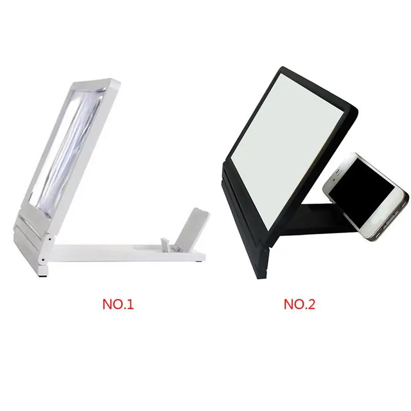 Newest Mobile Phone Screen Magnifier 8.2 Inch Eyes Protection Display 3D Video Screen Amplifier Folding Smart Phone Bracket