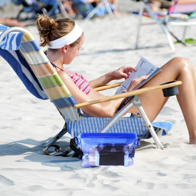 Водонепроницаемый чехол-сумка с регулируемым ремешком на талии для пляжа