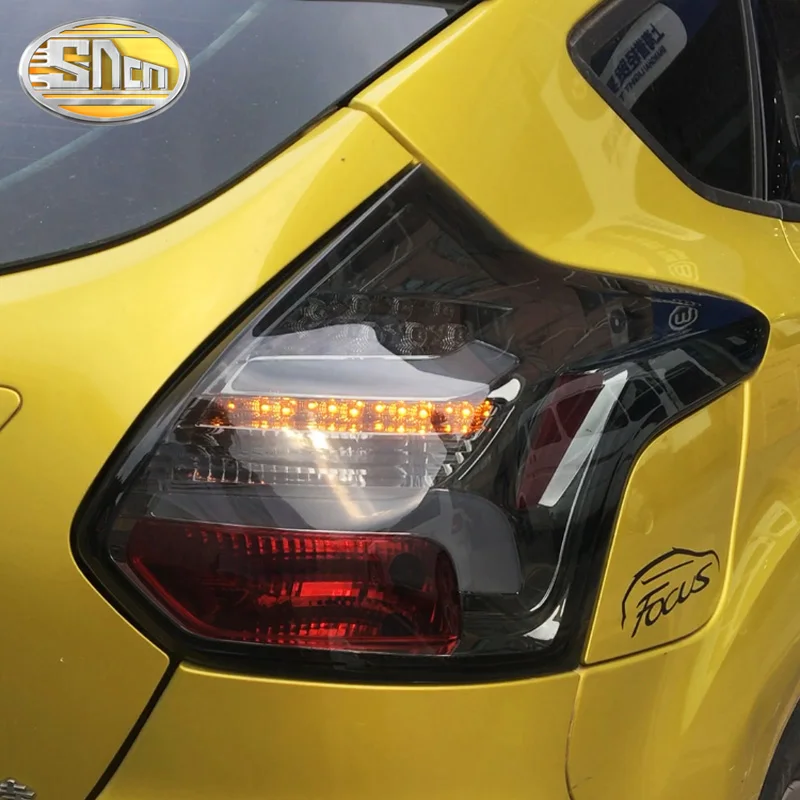 Автомобильный Стайлинг для Ford Focus 2 MK2 хэтчбек 2012 2014 задний фонарь светодиодный DRL