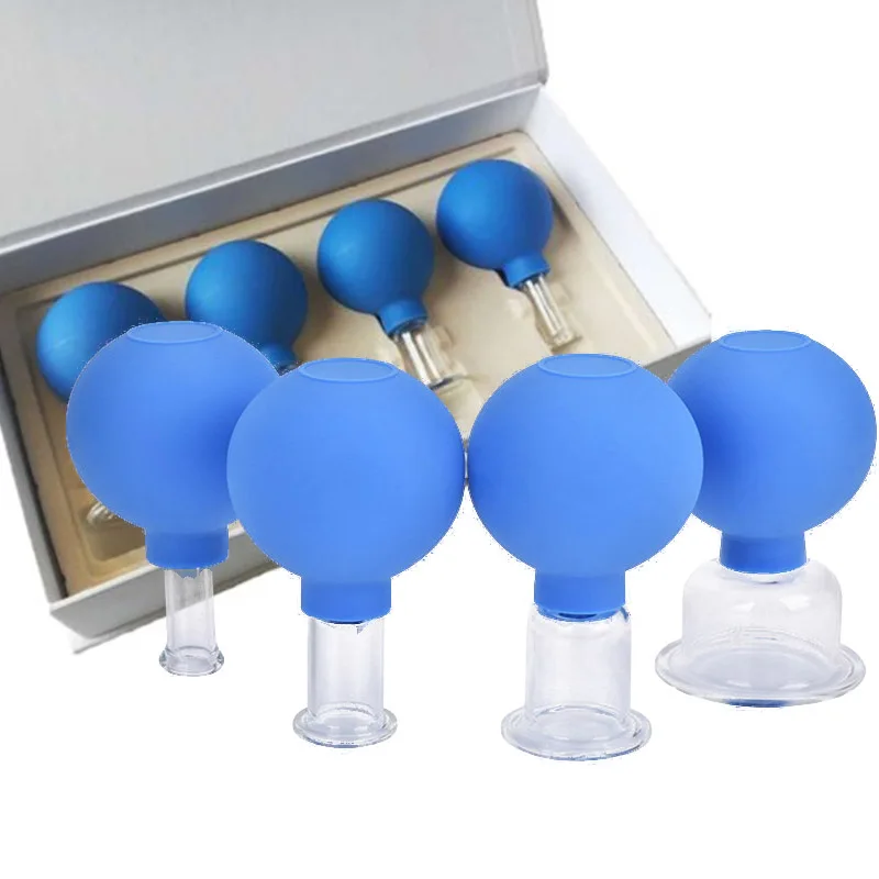 

Vacuum Cupping Cups Set Kit Family Vacuum Cans Rubber Head Glass Suction Body Massage Health Care Tools Chinese Medical Therapy