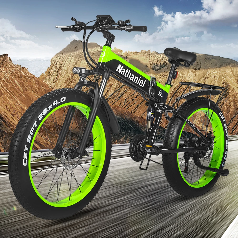 Спортивный Электрический велосипед 1000 Вт ebikes с толстыми шинами ELECTR горный