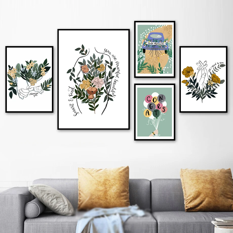 

Abstract Girl Body Curve Couples Lungs Flower Bee Car Posters And Prints Wall Art Canvas Painting Pictures For Living Room Decor