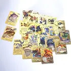 Карты Pokemon 27-54 Unidкомплект, золотые металлические энергетические карты, Vmax GX, Charizard, Pikachu, редкие коллекции, карты боевого тренера, chil