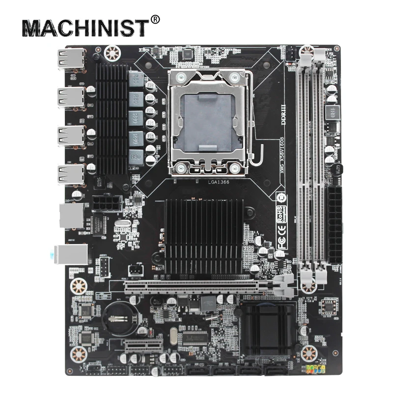 MACHINIST X58 Материнская плата LGA 1366 с поддержкой REG ECC DDR3 RAM и xeon|Материнские платы| |