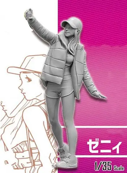 1/35 набор из смолы для девочек | Игрушки и хобби