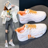 2021 spring and autumn thick soled old shoes womens trendy new casual korean style breathable net red fashion sneakers women