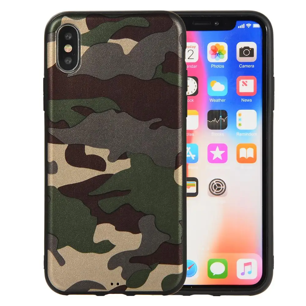 Армейский зеленый Камуфляжный военный ТПУ чехол с узором для телефона iPhone 5/5S/SE 6 6S