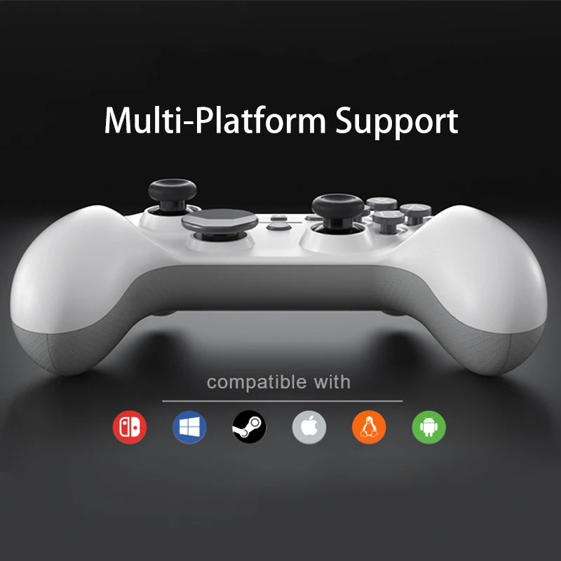 Беспроводной игровой Bluetooth профессиональный контроллер красный переключатель