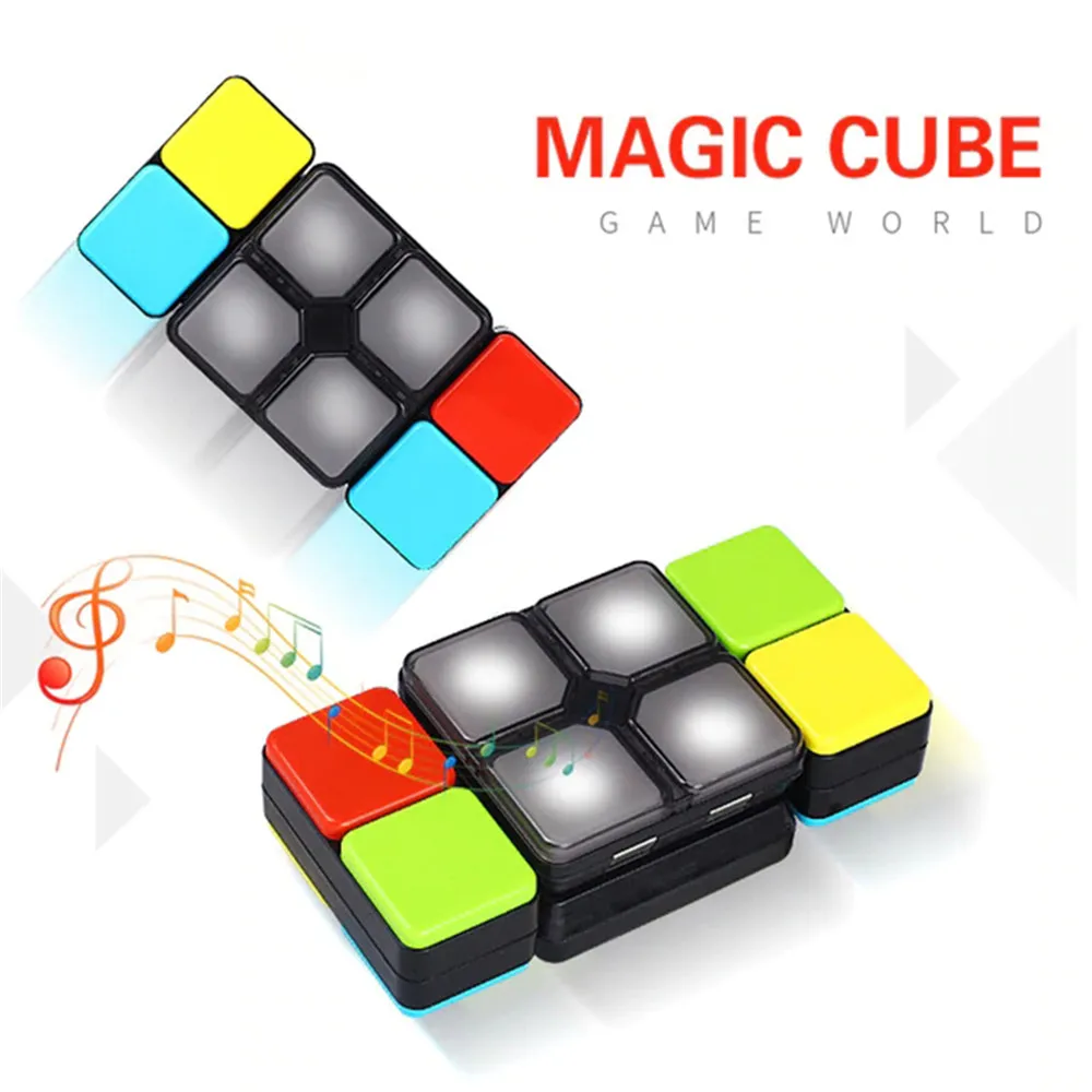 10 уровней Challegent Magic Cube светильник светодиодный детский музыкальный пазл куб
