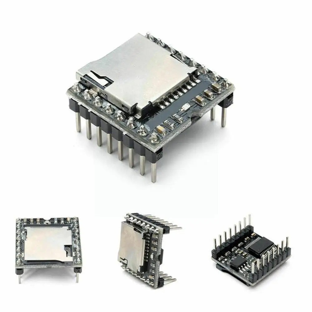 

Mini-YX520D DF Player Mini MP3 Player Module TF Card Play I/O Board Audio Serial Disk Port Player AD U DF for Arduino Decod Q1A8