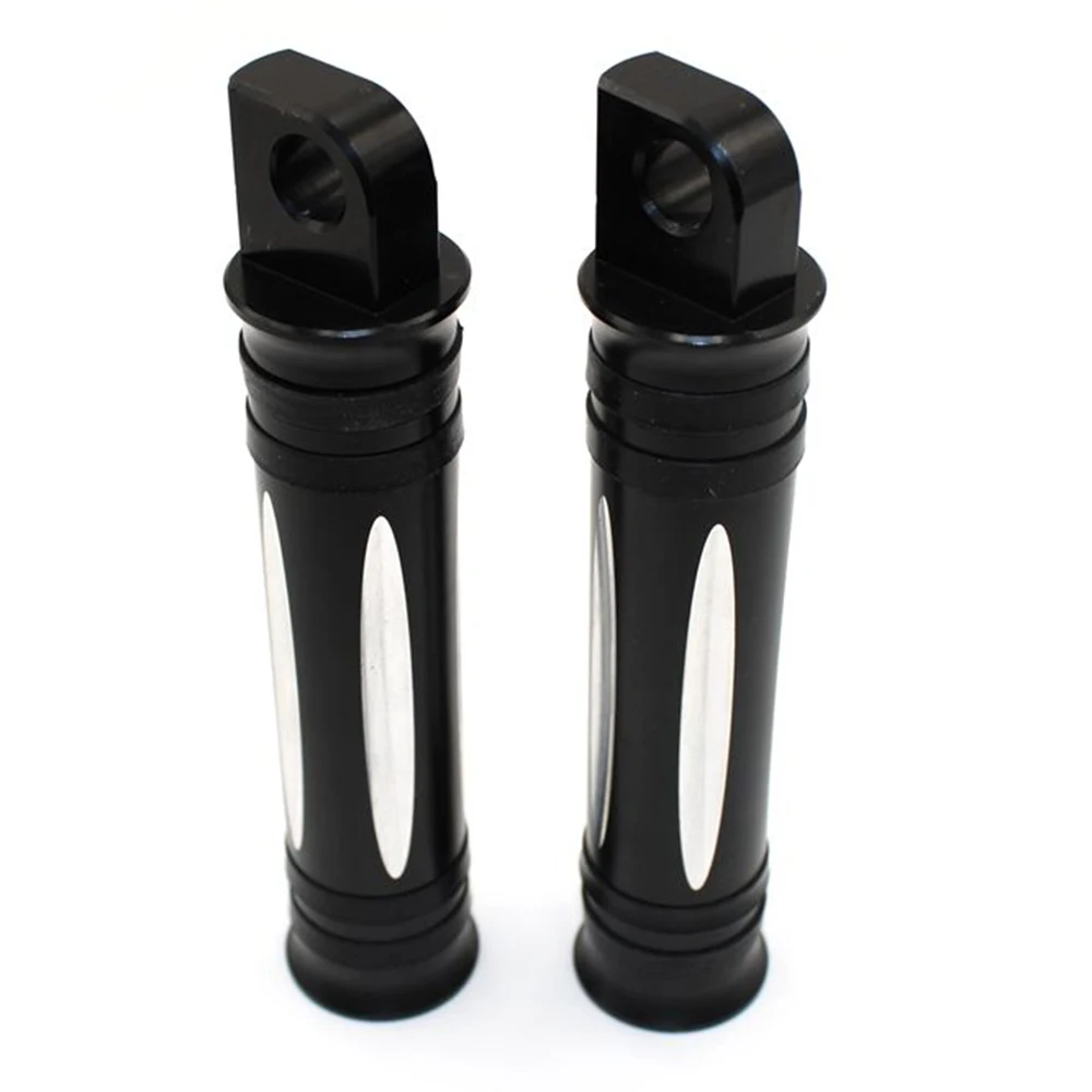 Мотоциклетные универсальные подножки с ЧПУ 2 шт. черная педаль для ног Harley Touring Dyna