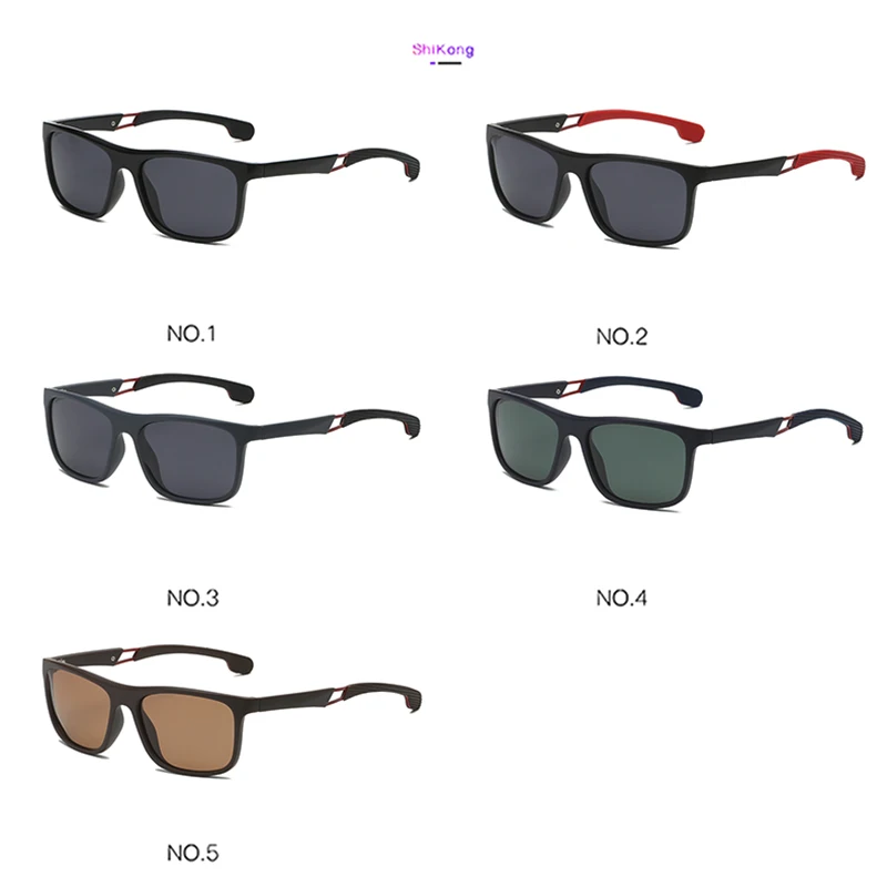 

KIYO Brand 2020 New Men Square Polarized Sunglasses PC Classic Sun Glasses High Quality UV400 Driving Eyewear 3832