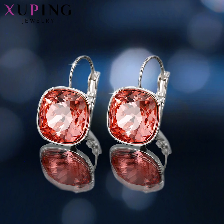 Xuping модные серьги Свадебные подарки кристаллы от Swarovski Красочные очаровательные Висячие серьги для женщин Подарки M42-200
