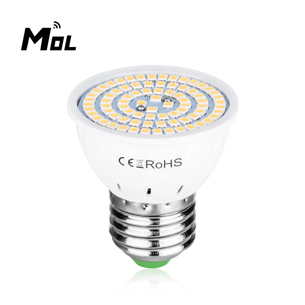 

E27 / E14 / GU10 /B22/ MR16 220V 10pcs LED Lamp Spotlight 48LED 60LED 80LED Light Chandelier Replace Halogen Bulb