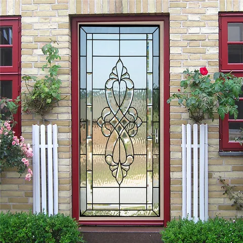 Наклейки для дверей, виниловые, водонепроницаемые, с геометрическим рисунком