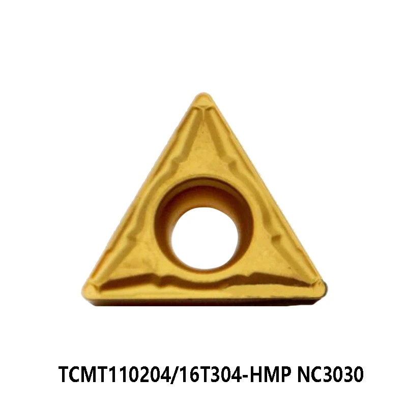 

100% Оригинальные TCMT110204-HMP TCMT16T304-HMP NC3030 TCMT 110204 16T304 твердосплавные вставки для стали токарный станок резак токарные инструменты CNC