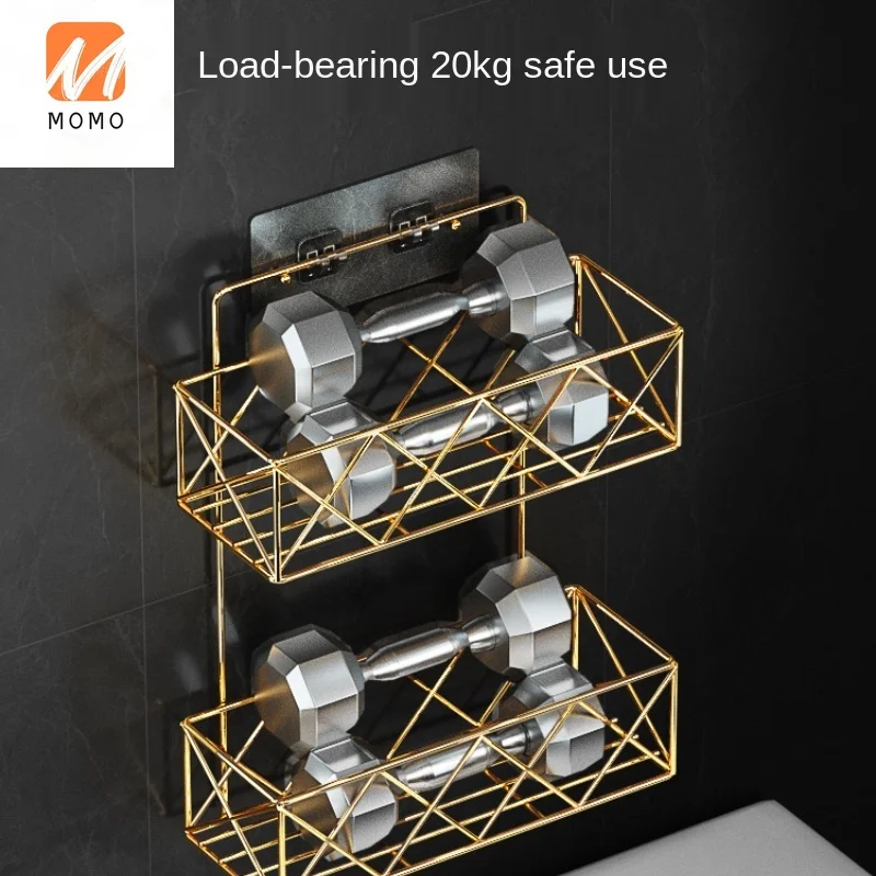 

Toilet Rack Above The Toilet Wall Toilet Wall Hanging Shelf Bathroom Storage Rack Hole-free Toilet High Quality and Durable