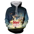 Asterix и Obelix Новые забавные модные с длинным рукавом 3D печать молниятолстовкисвитшотыкурткиМужчиныЖенщины дропшиппинг