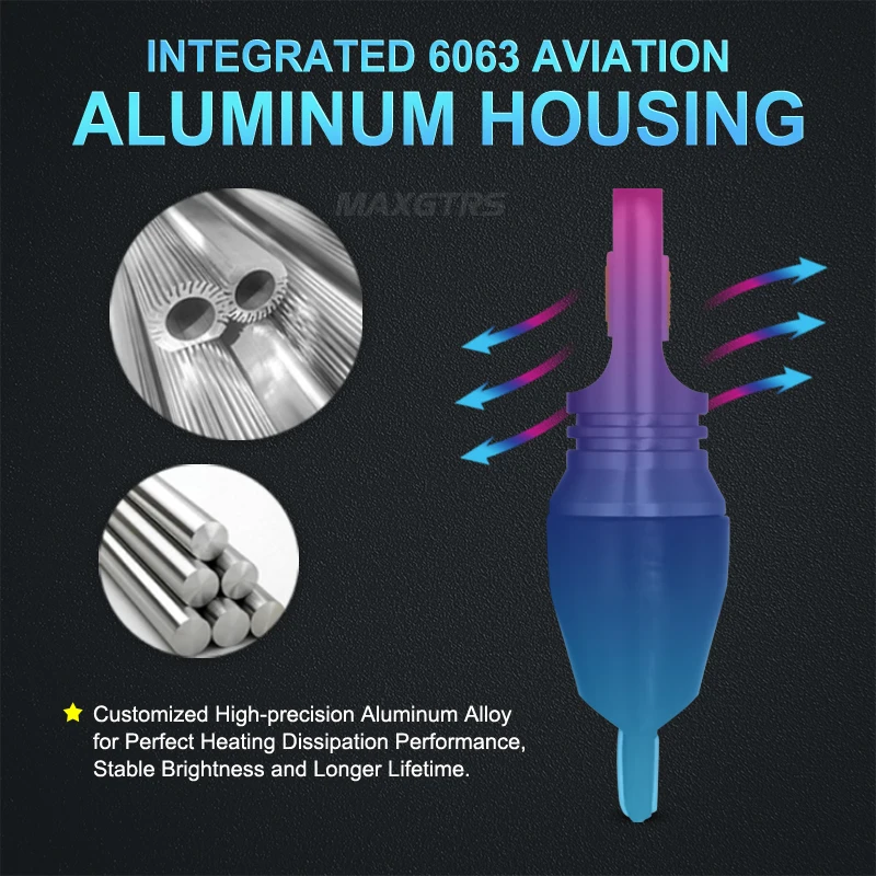 Светодиодный фонарь высокой мощности W16W T15 Canbus без ошибок 921 912 светодиодный