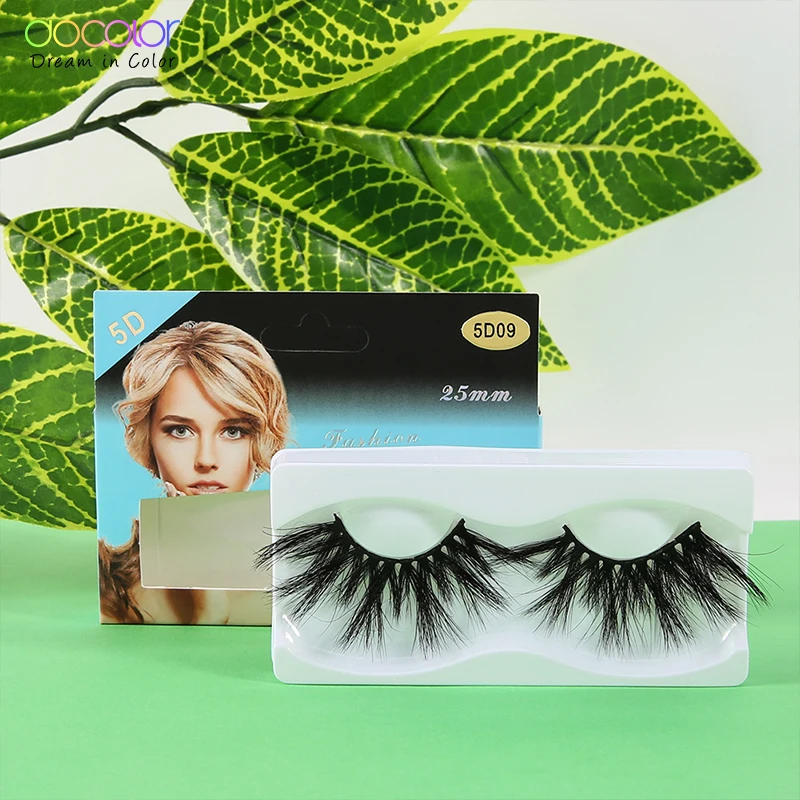 Docolor 1 пара 5D искусственные норковые волосы мягкие Накладные ресницы