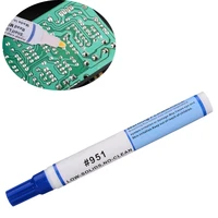 2pcs kester 951 soldering flux pen low solids cleaning free welding pen for solar cell fpcpcb 10ml capacity no clean rosin