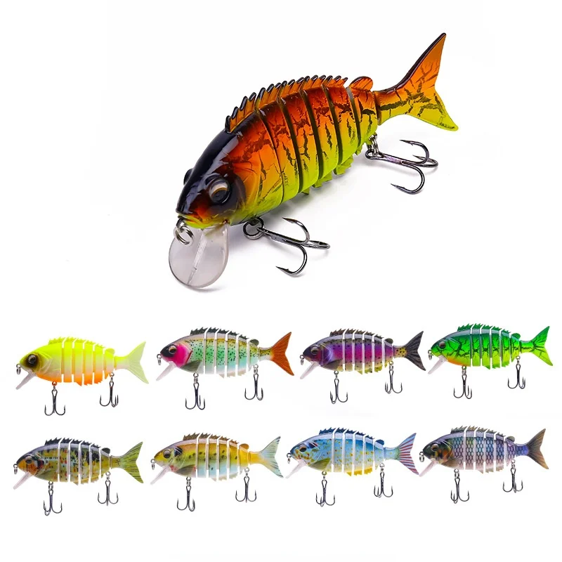 

Seven Section Fish 10cm/19g Multi-segment Fishing Bait
