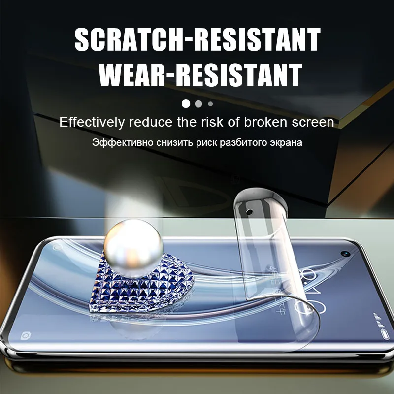 Фото 3 шт. гидрогелевая пленка HD для Sharp Aquos Wish4 Wish3 Basio Active2 Active Sense9 R9 Pro Sense8 R8s R8 V7 Plus R7s Защитная пленка для экрана №2