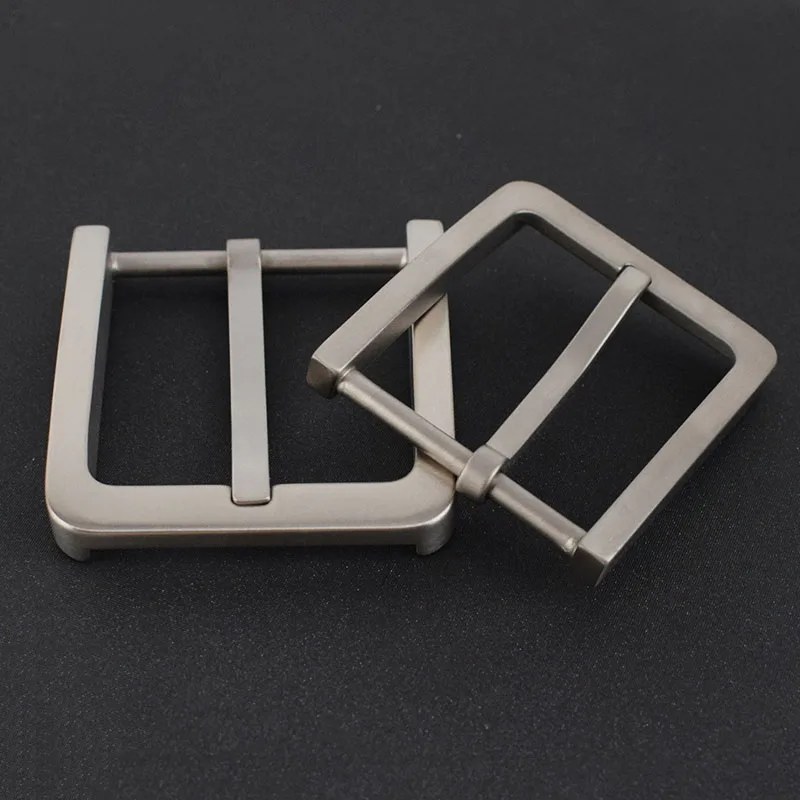 Meetee однотонные пряжки из чистого титана для ремня безвредные кожи мужчин джинсы