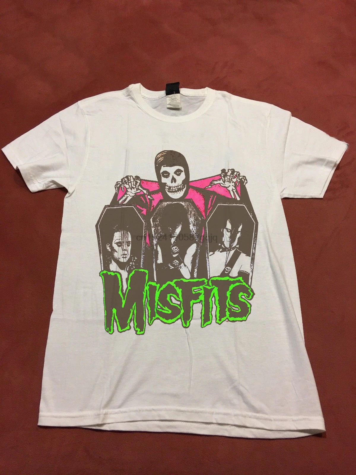 Винтажная Футболка Evilive 1980s Misfits размер США | Мужская одежда