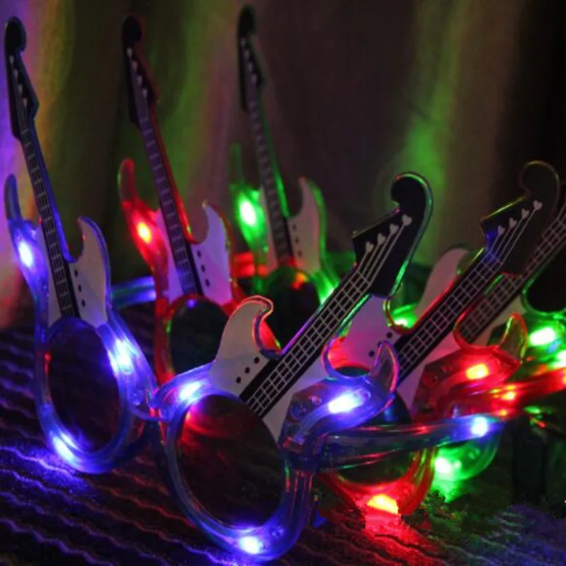 СВЕТОДИОДНЫЕ светящиеся очки для глаз на гитаре светильник маска бар KTV Rave