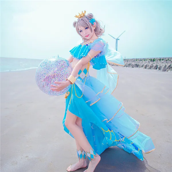 

lovelive Aqours Dia Ruby Riko All members' Ocean Awakening Sexy Dress Halloween Christmas Party dress for woman