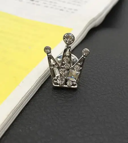 silver Корейская темпера мужчины t роскошный полный букет из горного хрусталя брошка в виде листьев элегантная булавка мужчины и женщины костюм воротник брошь булавка Орна мужчины t - Окраска металла: silver