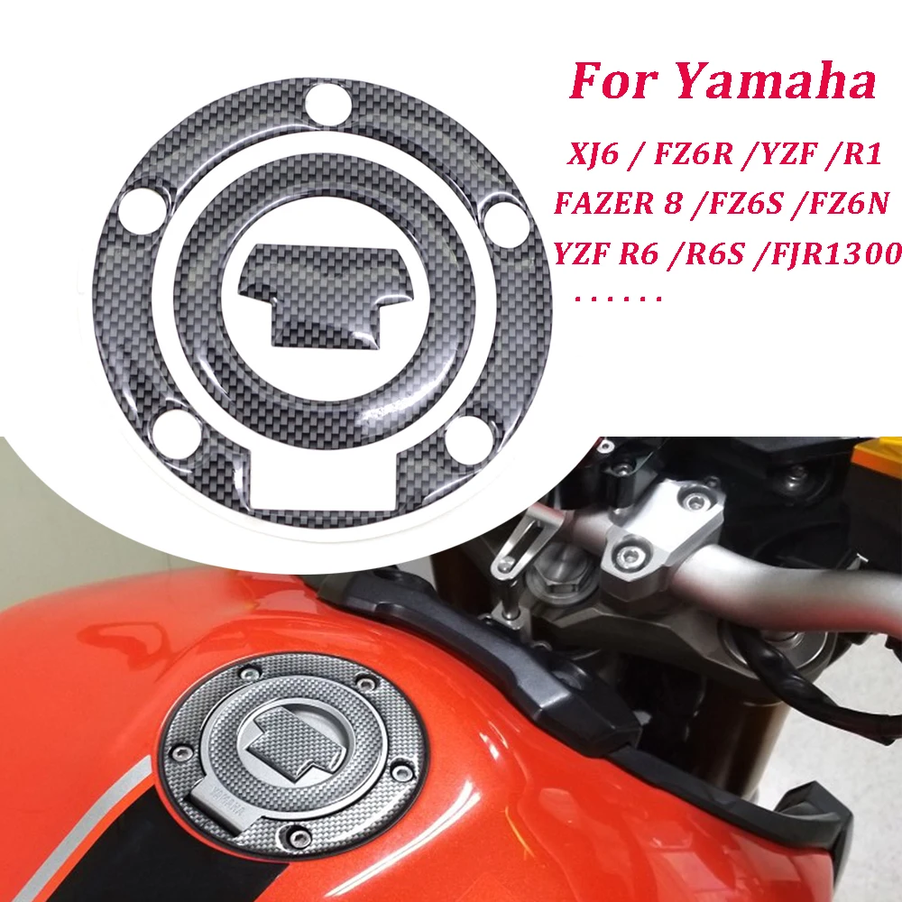 Крышка топливного газа накладка наклейка для YAMAHA R1 R6 FZ-1 FJR1300 FZ6 FZ8 аксессуары для мотоциклов