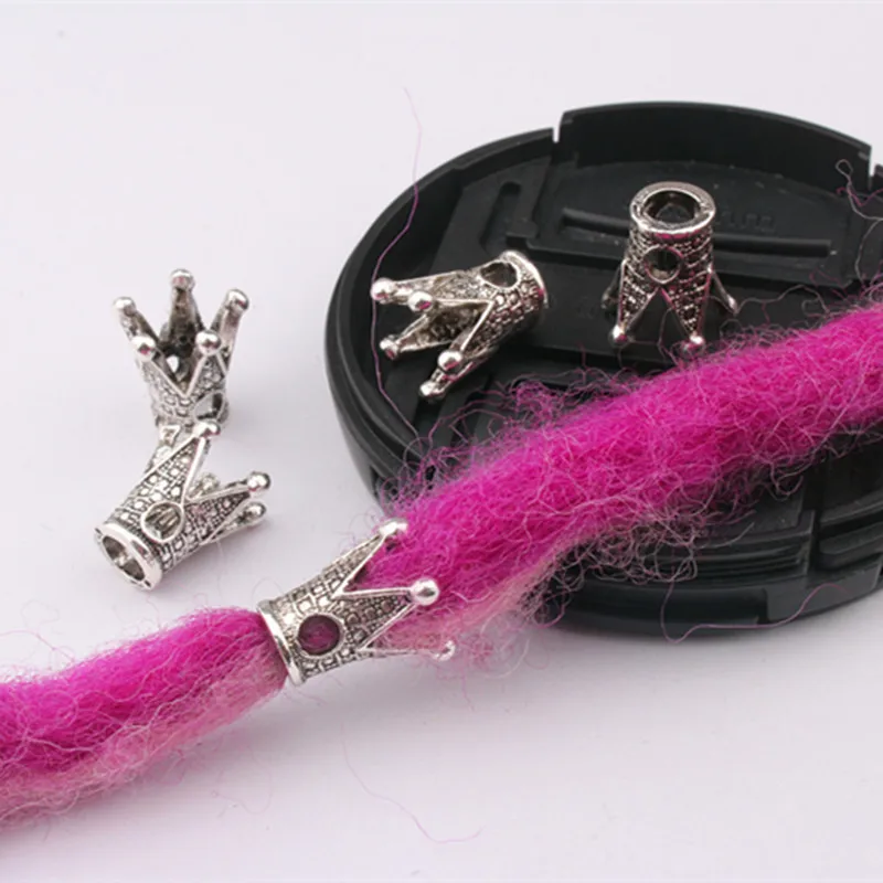 5/10 шт. корона большие бусины с отверстиями африканские плетеные золотые