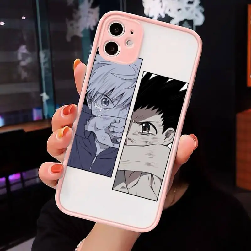 

Hunter X Hunter japanese anime Phone Cases matte transparent For iphone 7 8 11 12 plus mini x xs xr pro max high quality cover