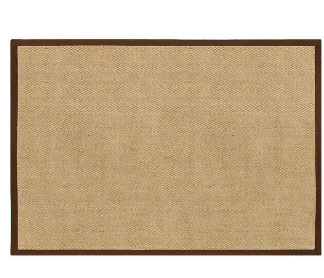 50x80cm nordic simple sisal doormat rug straw tatami mat hallway rug pad multi usage decorative living room mat free global shipping